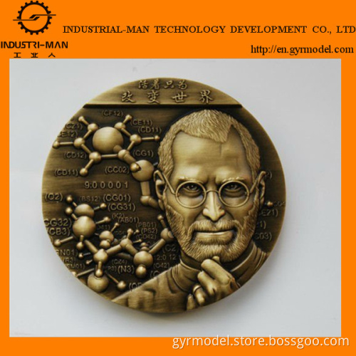 China Manufacturer of Embossing Metal 3D Printed Coin Rapid Prototype